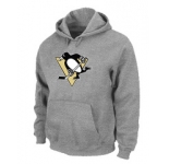 NHL Pittsburgh Penguins Big & Tall Logo Pullover Hoodie Grey
