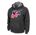 Nike USA Graphic Legend  Pullover Hoodie D.Grey