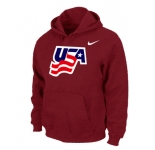 Nike USA Graphic Legend  Pullover Hoodie red