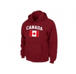nike 2014 olympics canada flag collection locker room pullover red