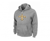 Men's New Orleans Saints Mitchell & Ness Black Fair Catch Pullover Hoodie