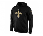 Men's New Orleans Saints Nike Black KO Logo Essential Hoodie 2