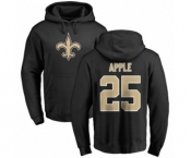 NFL Nike New Orleans Saints #25 Eli Apple Black Name & Number Logo Pullover Hoodie
