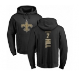 NFL Nike New Orleans Saints #7 Taysom Hill Black Backer Pullover Hoodie