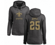NFL Women's Nike New Orleans Saints #25 Eli Apple Ash One Color Pullover Hoodie