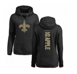 NFL Women's Nike New Orleans Saints #25 Eli Apple Black Backer Pullover Hoodie