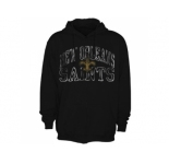 New Orleans Saints Black Touchback VI Full Zip Hoodie