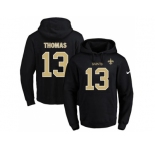 Nike New Orleans Saints #13 Michael Thomas Black Name & Number Pullover NFL Hoodie