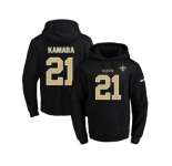 Nike New Orleans Saints #21 Alvin Kamara Black Name & Number Pullover NFL Hoodie