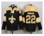 Nike New Orleans Saints #22 Mark Ingram Black Player Pullover Hoodie