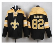 Nike New Orleans Saints #82 Benjamin Watson Black Player Pullover Hoodie