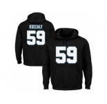 Carolina Panthers #59 Luke Kuechly Black Majestic Eligible Receiver II Name & Number NFL Hoodie