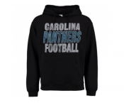 Carolina Panthers Black Junk Food Kickoff Pullover Hoodie
