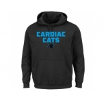 Men's Carolina Panthers Majestic Black Hot Phrase Pullover Hoodie