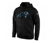 Men's Carolina Panthers Nike Black KO Logo Essential Hoodie
