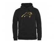 Men's Carolina Panthers Pro Line Black Gold Collection Pullover Hoodie