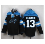 Nike Carolina Panthers #13 Kelvin Benjamin Black Player Pullover NFL Hoodie