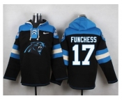 Nike Carolina Panthers #17 Devin Funchess Black Player Pullover NFL Hoodie