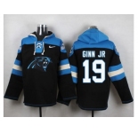 Nike Carolina Panthers #19 Ted Ginn Jr Black Player Pullover NFL Hoodie