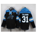 Nike Carolina Panthers #31 Charles Tillman Black Player Pullover NFL Hoodie