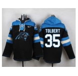 Nike Carolina Panthers #35 Mike Tolbert Black Player Pullover NFL Hoodie