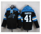 Nike Carolina Panthers #41 Roman Harper Black Player Pullover NFL Hoodie