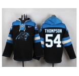 Nike Carolina Panthers #54 Shaq Thompson Black Player Pullover NFL Hoodie