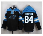 Nike Carolina Panthers #84 Ed Dickson Black Player Pullover NFL Hoodie