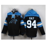 Nike Carolina Panthers #94 Kony Ealy Black Player Pullover NFL Hoodie