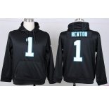 nike nfl jerseys carolina panthers #1 newton black[pullover hooded sweatshirt]