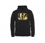 Men's Cincinnati Bengals Pro Line Black Gold Collection Pullover Hoodie