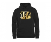 Men's Cincinnati Bengals Pro Line Black Gold Collection Pullover Hoodie