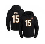 Nike Cincinnati Bengals #15 John Ross Black Name & Number Pullover NFL Hoodie