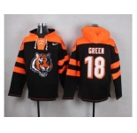 Nike Cincinnati Bengals #18 A.J. Green Black Player Pullover NFL Hoodie