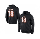 Nike Cincinnati Bengals #18 A.J. Green Black Player Pullover Performance NFL Hoodie