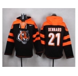 Nike Cincinnati Bengals #21 Darqueze Dennard Black Player Pullover NFL Hoodie