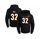 Nike Cincinnati Bengals #32 Jeremy Hill Black Name & Number Pullover NFL Hoodie