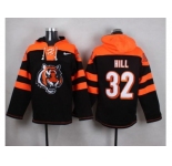 Nike Cincinnati Bengals #32 Jeremy Hill Black Player Pullover NFL Hoodie