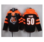 Nike Cincinnati Bengals #50 A.J. Hawk Black Player Pullover NFL Hoodie