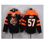 Nike Cincinnati Bengals #57 Vincent Rey Black Player Pullover NFL Hoodie