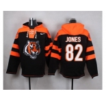 Nike Cincinnati Bengals #82 Marvin Jones Black Player Pullover NFL Hoodie
