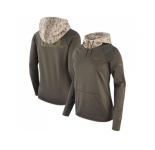 Women Cincinnati Bengals Nike Olive Salute to Service Performance Pullover Hoodie