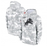 Men's Detroit Lions 2024 Arctic Camo Salute To Service Club Fleece Pullover Hoodie