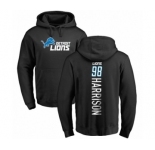 NFL Nike Detroit Lions #98 Damon Harrison Black Backer Pullover Hoodie