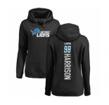 NFL Women's Nike Detroit Lions #98 Damon Harrison Black Backer Pullover Hoodie