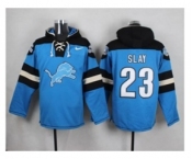 Nike Detroit Lions #23 Darius Slay Blue Player Pullover NFL Hoodie
