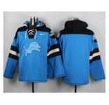 Nike Detroit Lions Blank Blue Player Pullover NFL Hoodie
