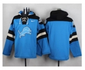 Nike Detroit Lions Blank Blue Player Pullover NFL Hoodie