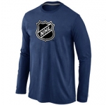 NHL Big & Tall Logo Dark blue Long Sleeve T-Shirt