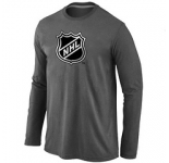 NHL Big & Tall Logo Dark grey Long Sleeve T-Shirt